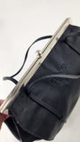 Prada Black Satin Hand Bag - 3737