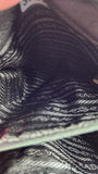 Prada Black Satin Hand Bag - 3737