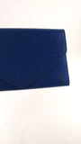 Louis Vuitton Blue Epi Leather Art Deco Clutch - 3741