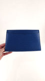 Louis Vuitton Blue Epi Leather Art Deco Clutch - 3741