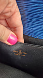 Louis Vuitton Blue Epi Leather Art Deco Clutch - 3741
