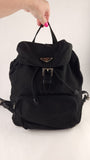 Prada Black Nylon Backpack - 3735