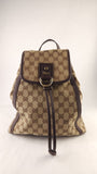 Gucci GG Beige Canvas Backpack - 3736