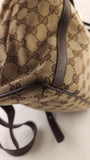 Gucci GG Beige Canvas Backpack - 3736