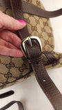 Gucci GG Beige Canvas Backpack - 3736