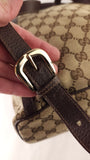 Gucci GG Beige Canvas Backpack - 3736
