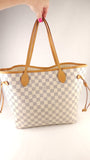 Louis Vuitton Damier Azur Neverfull MM Tote Bag - 3742