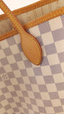 Louis Vuitton Damier Azur Neverfull MM Tote Bag - 3742