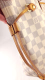 Louis Vuitton Damier Azur Neverfull MM Tote Bag - 3742