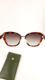 Longchamp Brown Tortoise Cat Eye Sunglasses - G0809