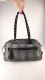 Salvatore Ferragamo Black/Grey Tweed Shoulder Bag - G0818