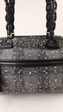 Salvatore Ferragamo Black/Grey Tweed Shoulder Bag - G0818