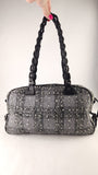 Salvatore Ferragamo Black/Grey Tweed Shoulder Bag - G0818