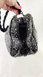 Salvatore Ferragamo Black/Grey Tweed Shoulder Bag - G0818