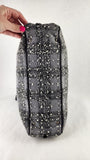Salvatore Ferragamo Black/Grey Tweed Shoulder Bag - G0818