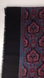 Fendi Paisley 100% Wool Scarf - G0847