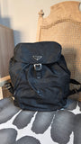 Prada Black Nylon Backpack - 3735