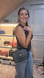 Chanel Matelasse Black Lambskin Chain Shoulder Bag - 3501