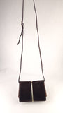 Nina Ricci Brown Textured Patent Leather Shoulder Bag - G0955