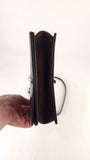 Nina Ricci Brown Textured Patent Leather Shoulder Bag - G0955