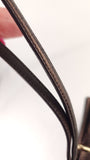 Nina Ricci Brown Textured Patent Leather Shoulder Bag - G0955