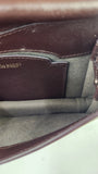 Nina Ricci Brown Textured Patent Leather Shoulder Bag - G0955