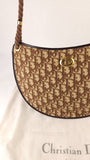 Christian Dior Brown Canvas Trotter Shoulder Bag - 3754