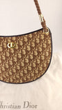Christian Dior Brown Canvas Trotter Shoulder Bag - 3754