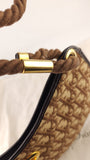Christian Dior Brown Canvas Trotter Shoulder Bag - 3754