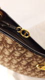 Christian Dior Brown Canvas Trotter Shoulder Bag - 3754