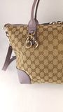 Gucci Beige GG Canvas 2way Handbag - 3755