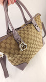 Gucci Beige GG Canvas 2way Handbag - 3755