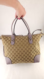 Gucci Beige GG Canvas 2way Handbag - 3755