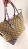 Gucci Beige GG Canvas 2way Handbag - 3755