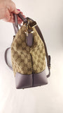 Gucci Beige GG Canvas 2way Handbag - 3755