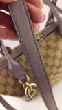 Gucci Beige GG Canvas 2way Handbag - 3755