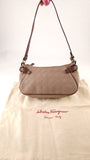 Salvatore Ferragamo Brown Gancini Shoulder Bag - 3756