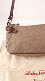Salvatore Ferragamo Brown Gancini Shoulder Bag - 3756