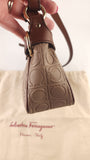 Salvatore Ferragamo Brown Gancini Shoulder Bag - 3756