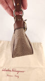 Salvatore Ferragamo Brown Gancini Shoulder Bag - 3756