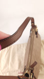 Salvatore Ferragamo Brown Gancini Shoulder Bag - 3756