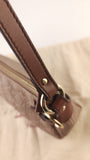 Salvatore Ferragamo Brown Gancini Shoulder Bag - 3756
