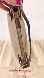 Salvatore Ferragamo Brown Gancini Shoulder Bag - 3756