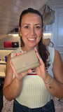 Loewe Beige/Grey Compact Wallet - 3783