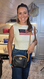 Christian Dior Black Leather Crossbody - 3788