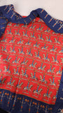 Hermes Carre 90 "Les Artificiers" Red Silk Scarf - 3760