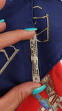 Hermes Carre 90 "Les Artificiers" Red Silk Scarf - 3760