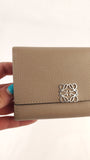 Loewe Beige/Grey Compact Wallet - 3783