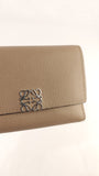 Loewe Beige/Grey Compact Wallet - 3783