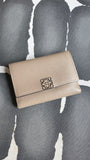 Loewe Beige/Grey Compact Wallet - 3783